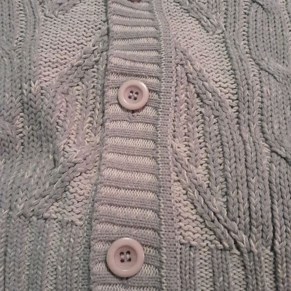 🤠Arrow Sport Men's Cardigan Knit Sweater Size Large Tall - Picture 2 of 7